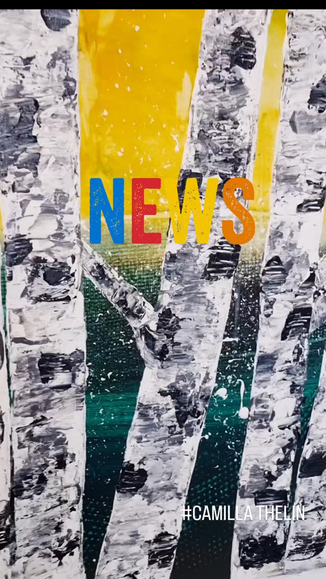 Ibland får vissa verk vila ett bra tag, surdegen som tillslut blev fixad och klar. 
Funderar om jag ska rama in den....
Vad tycker ni om denna färg kombo? 
Storlek 50×60cm Björk Akryl i blandteknik.

#camillathelin
#designer 
#artist
#makertown