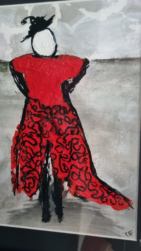 Nya damer i 24x30 cm med svart passpartou.
Nyheter till utställ ingen på cafe uh i september.
Trevlig helg
/C