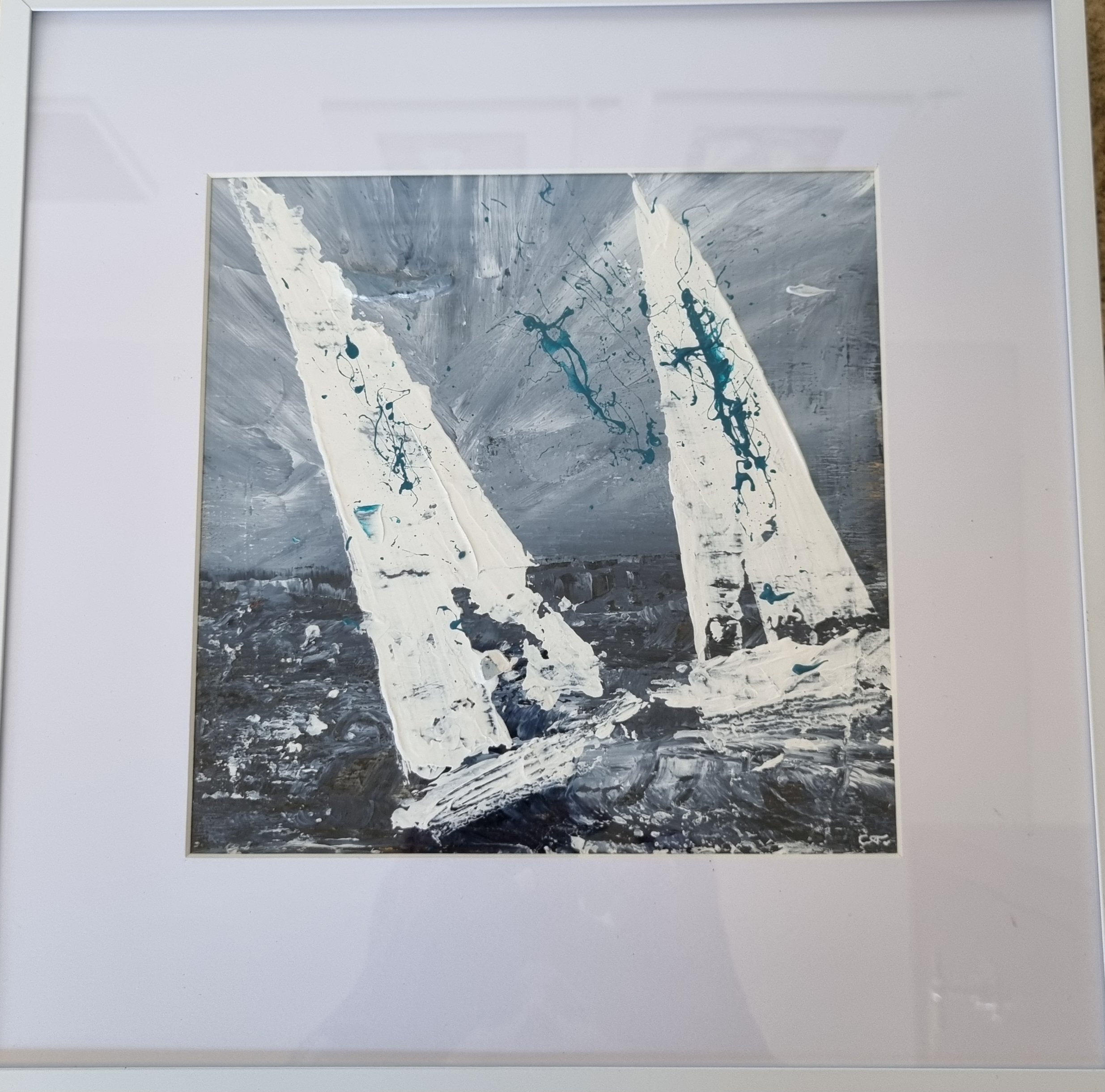 VIND I SEGLET 30X30 CM